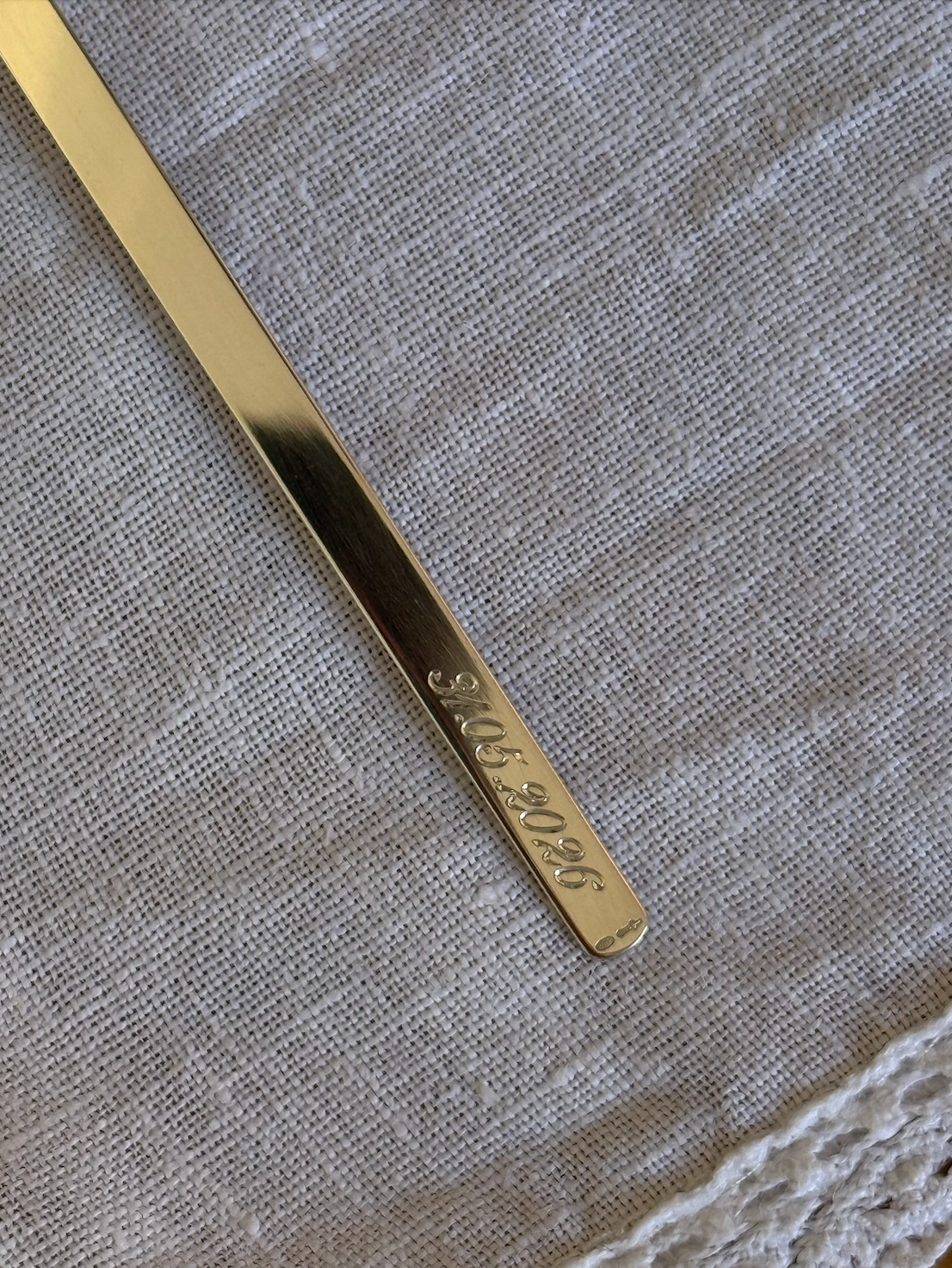 CARMA engraved-silver-bookmark-hallmark-amsterdam